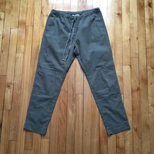 Xírena Green Cotton Straight Leg Pants